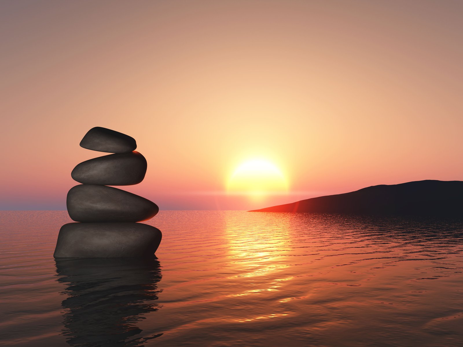 Peaceful candlelight meditation